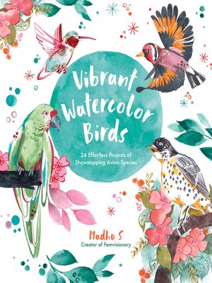cover image of Vibrant Watercolor Birds